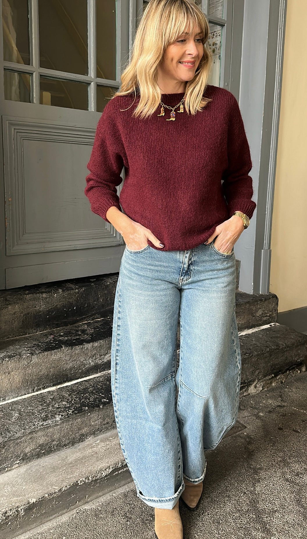 Pull EMMANUEL Bordeaux