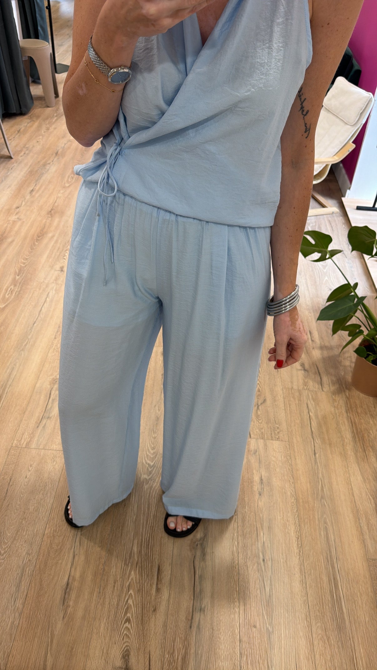 Pantalon HUGO Bleu ciel