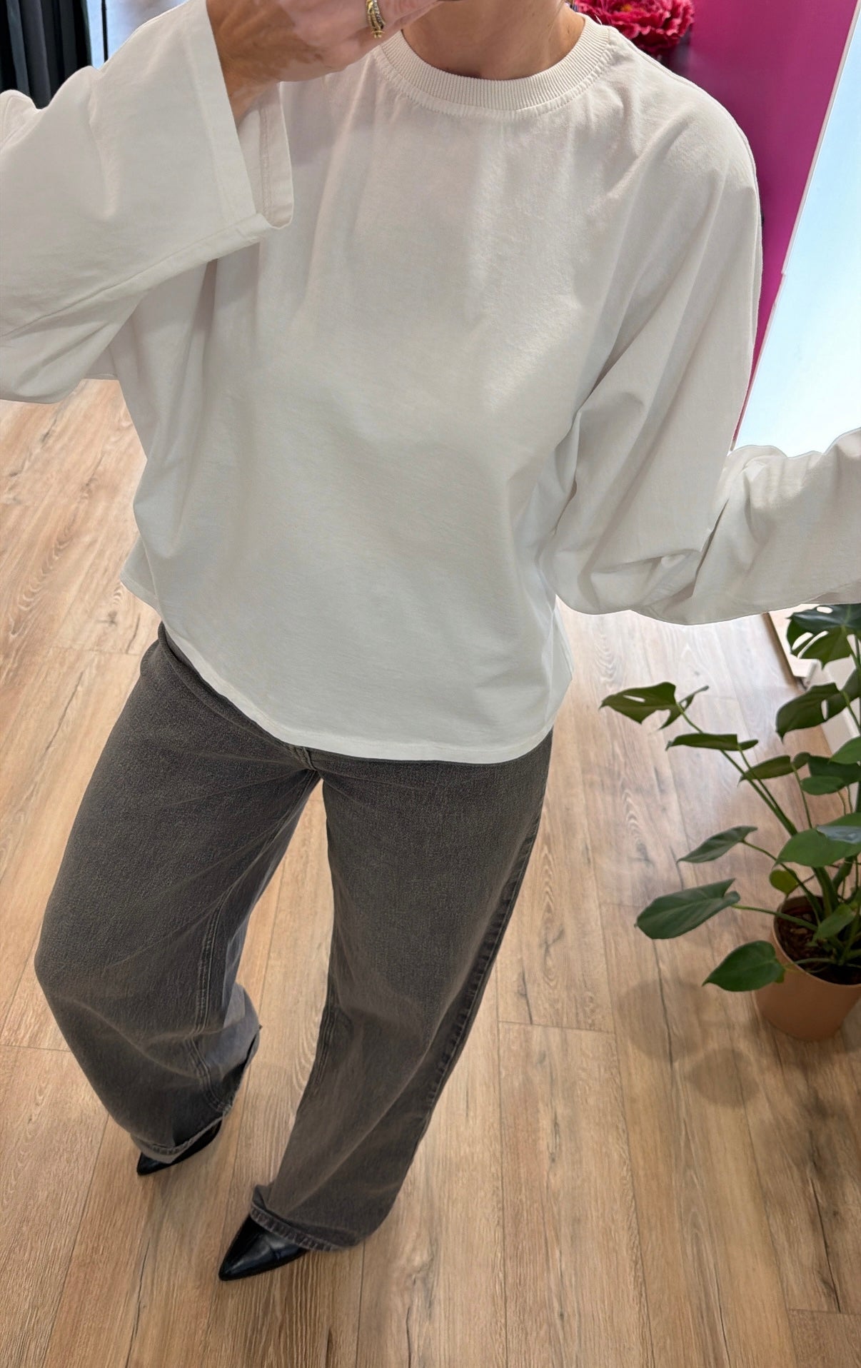 T-shirt CECILE Blanc cassé