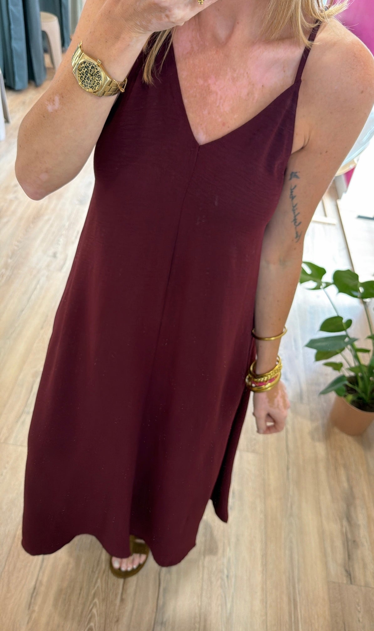 Robe CÉLESTE Bordeaux