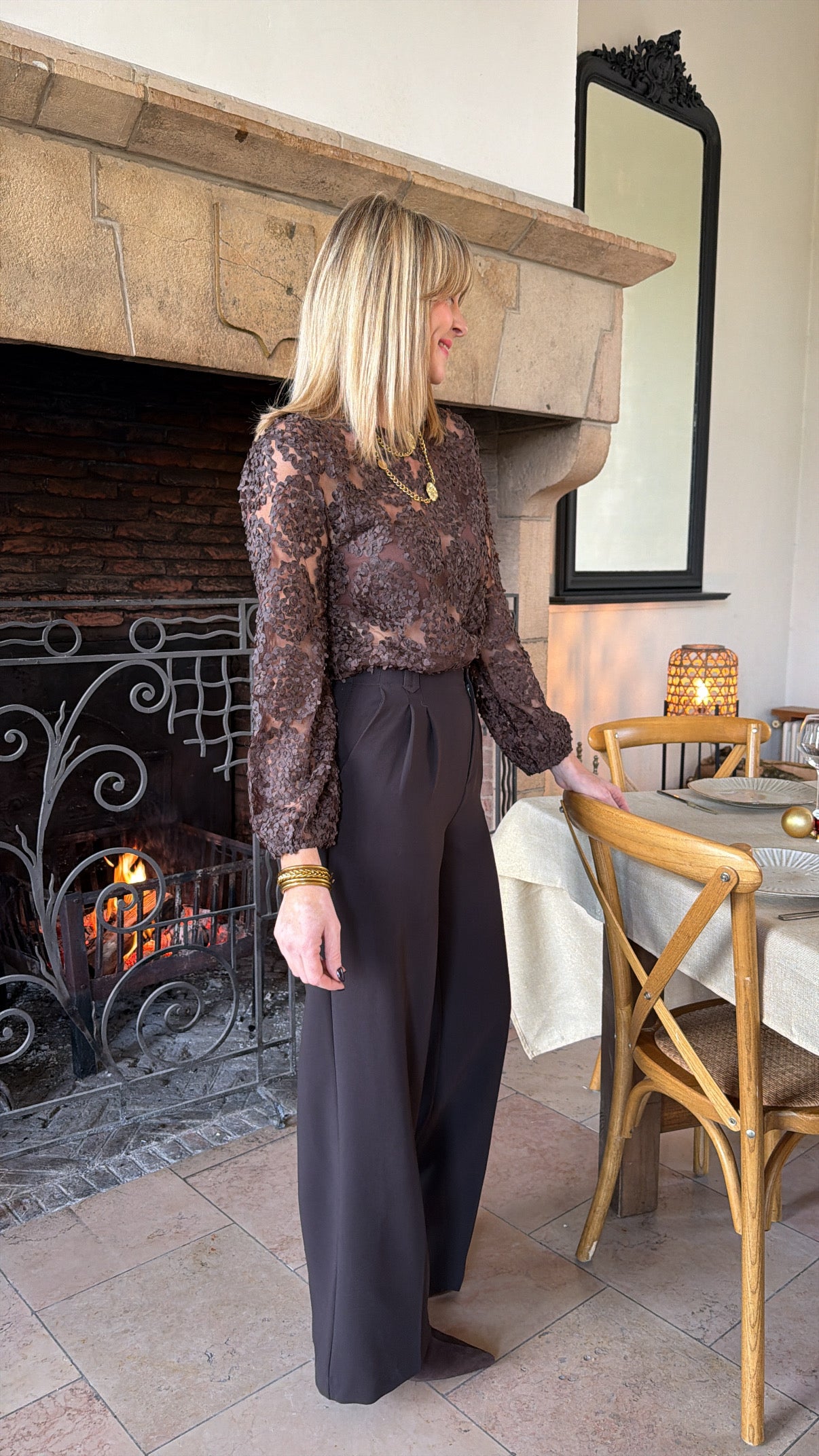 Pantalon SACHA Chocolat