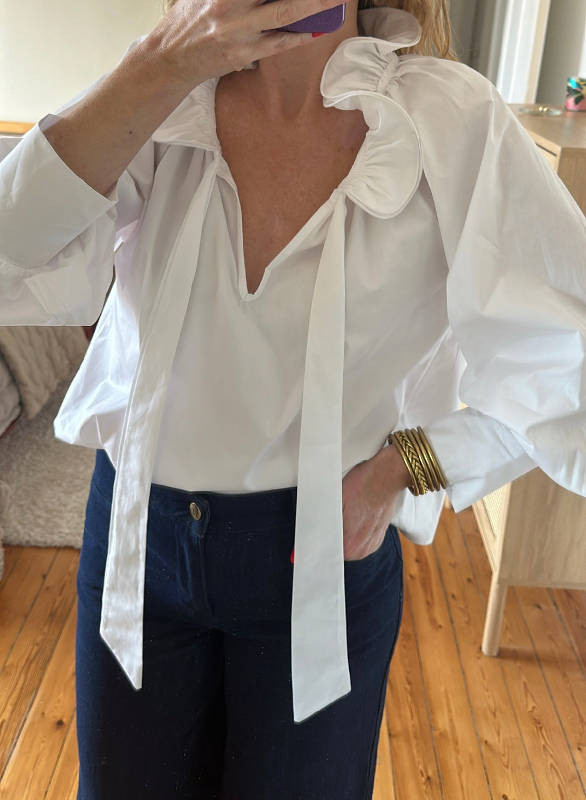 Blouse MARIELLE Blanc