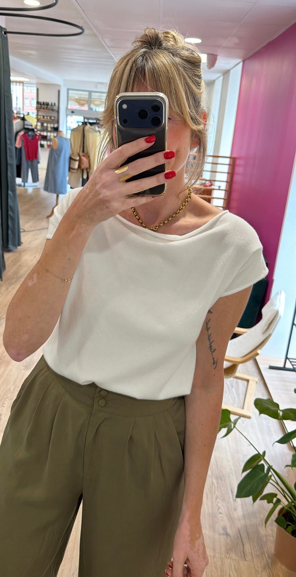 Top FIBI Blanc