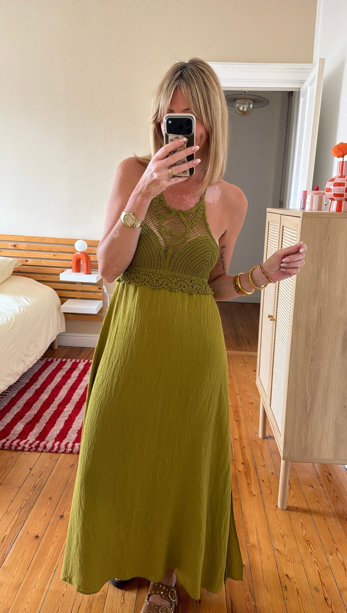 Robe ANAEL Olive