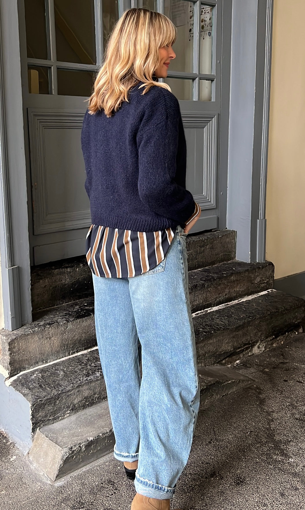 Pull EMMANUEL Bleu marine