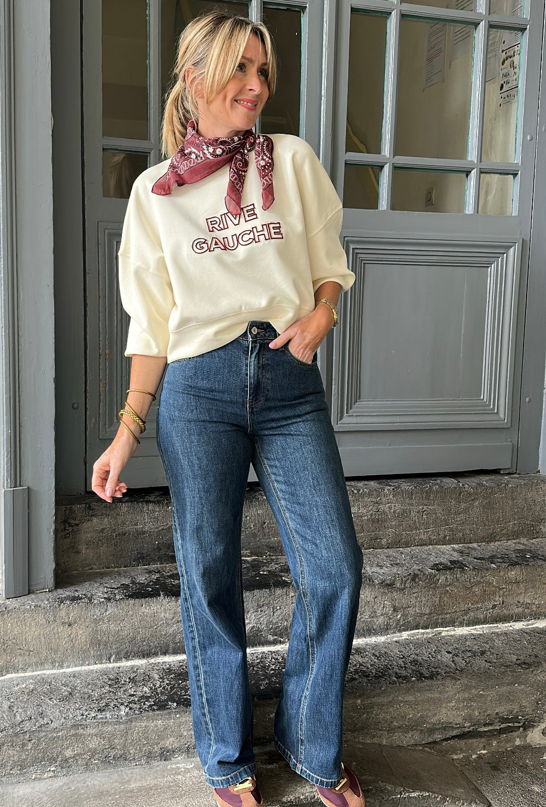 Jean Wide BARBARA Denim Vintage ORAIJE