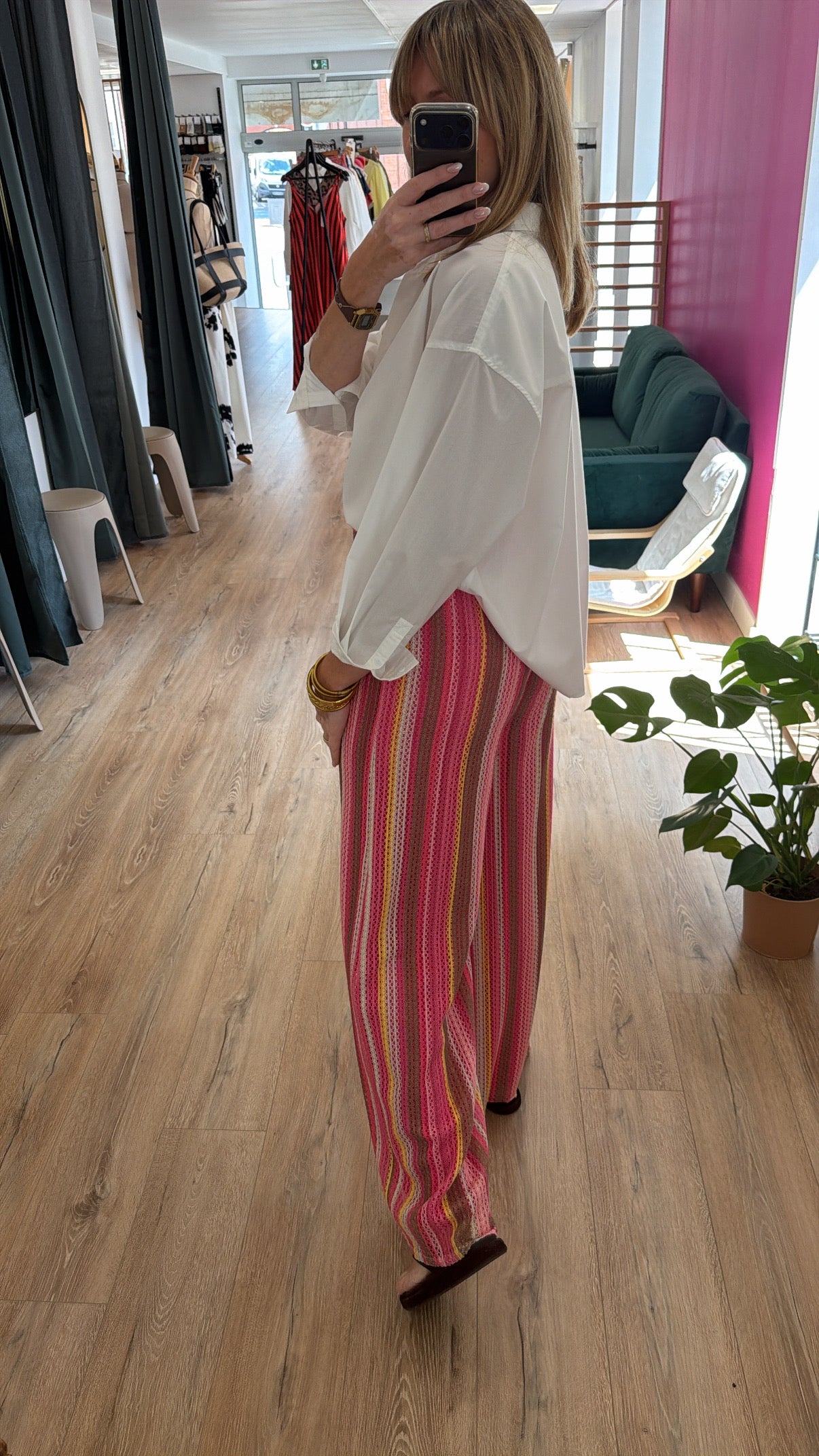 Pantalon MADRID Rayé