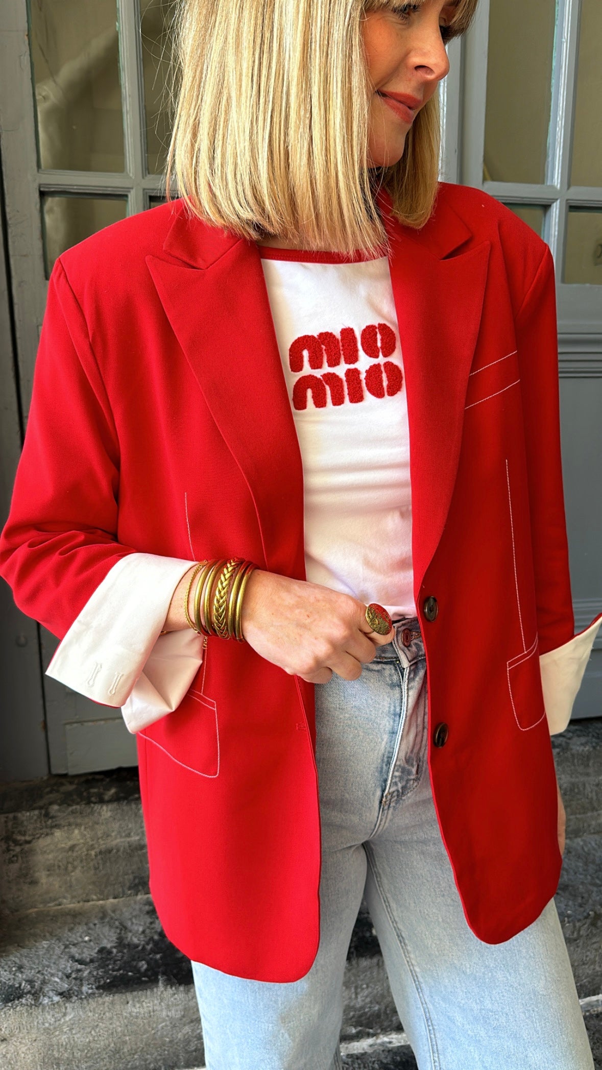 T-shirt MIO MIO Rouge