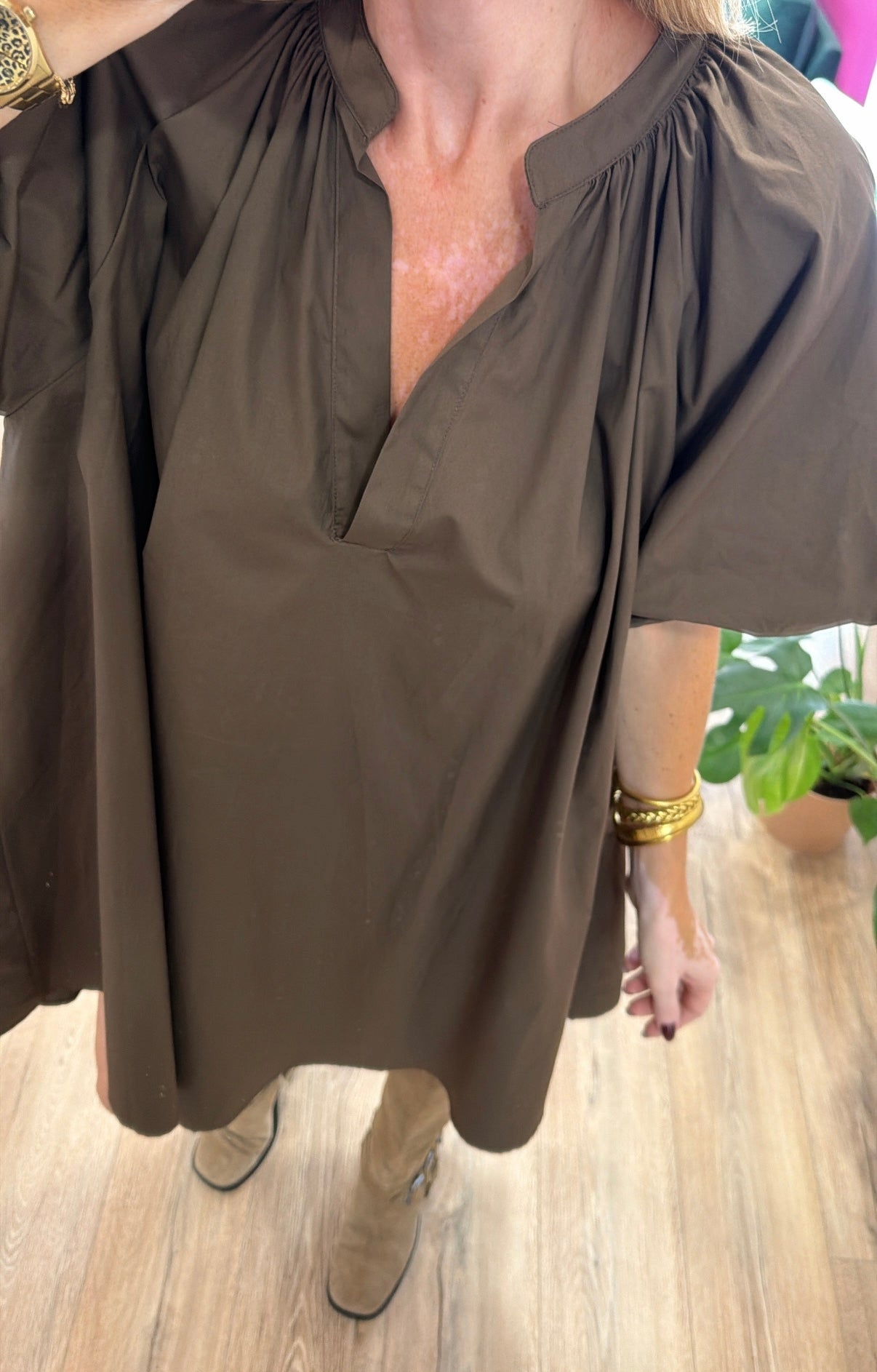Robe SÉLÈNE Chocolat