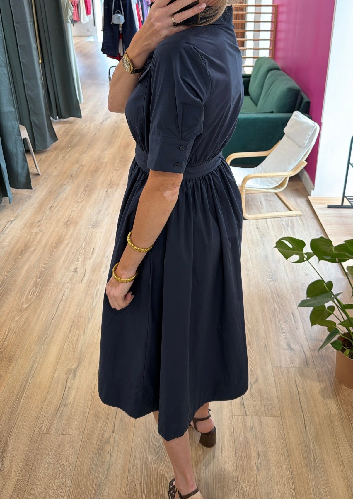Robe ALIONA Bleu marine