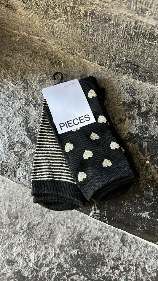 Chaussettes NINA PIECES Noir/Doré