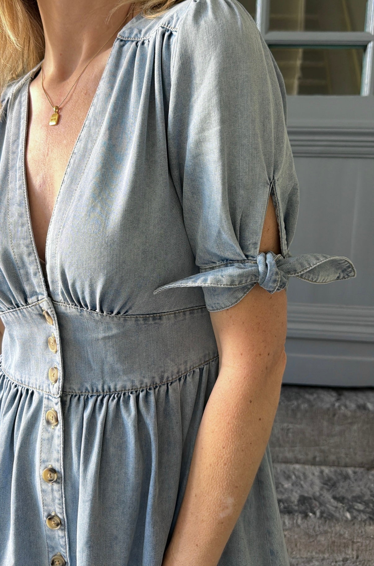 Robe DANIELLA Bleu denim