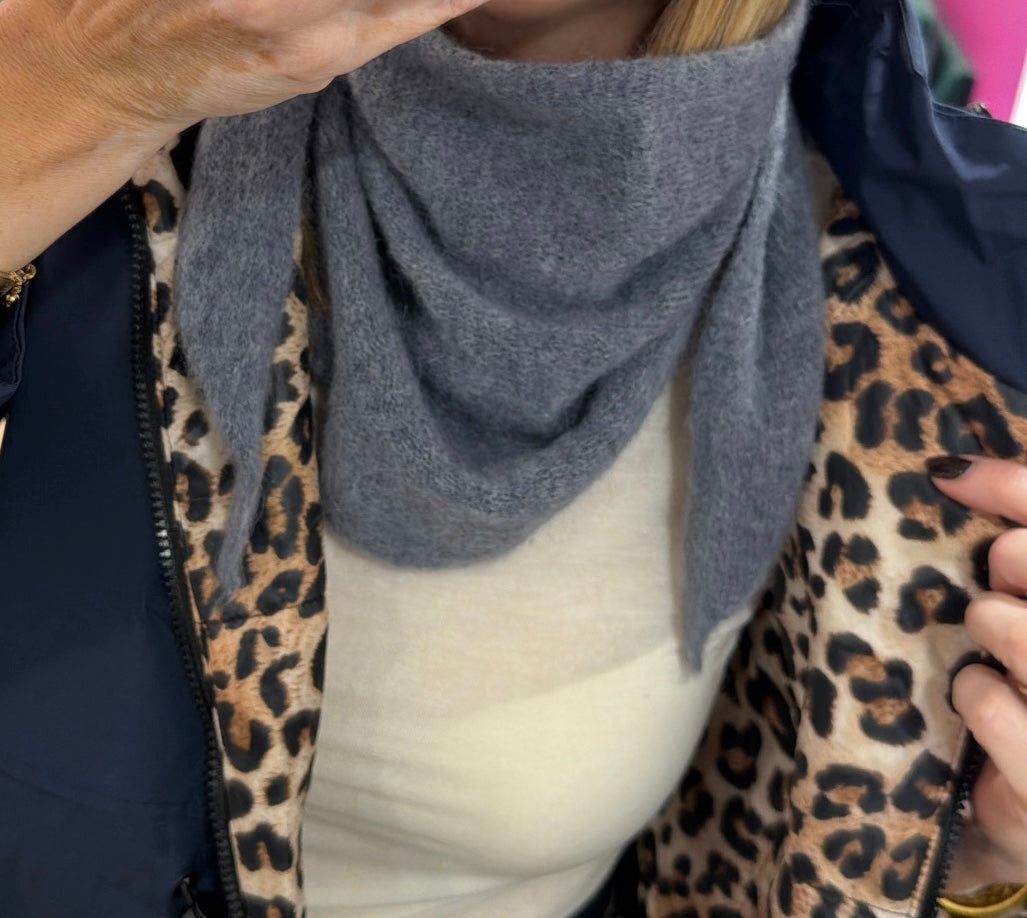 Foulard triangle REMI Gris