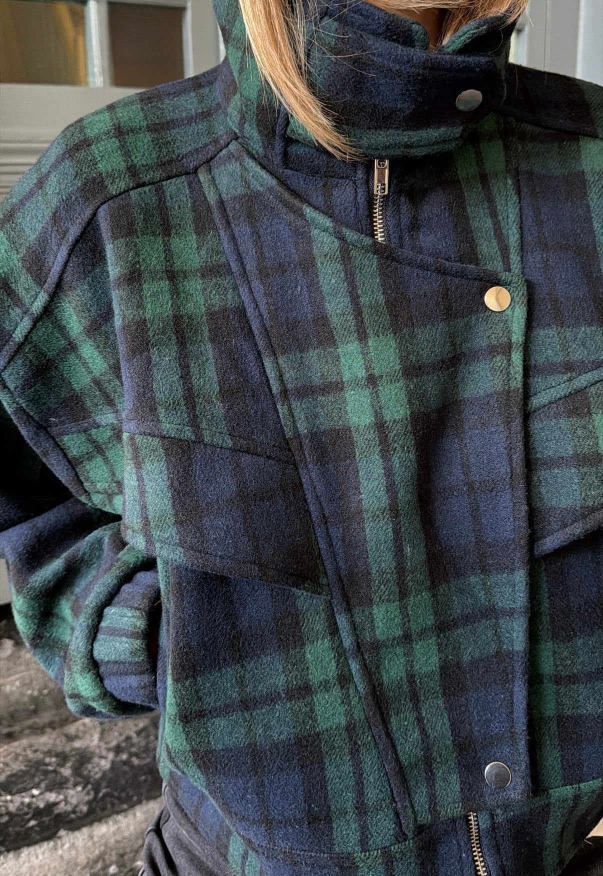 Veste tartan ANASTASIA