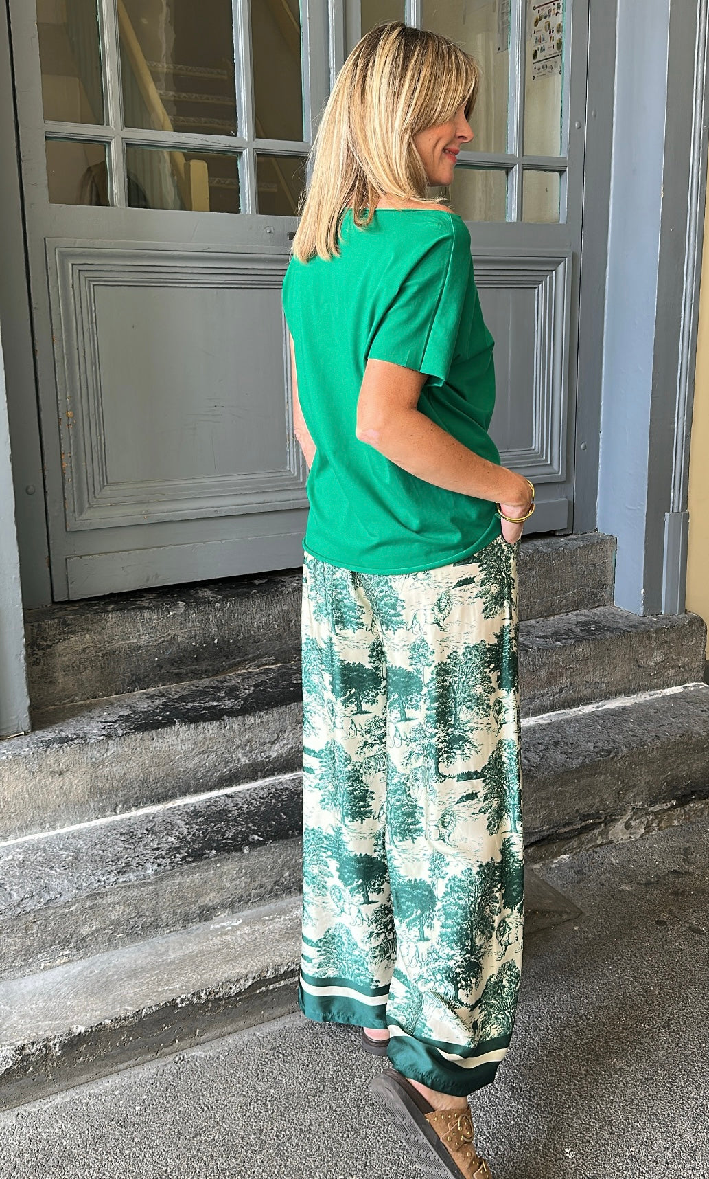 Pantalon LEON Vert Émeraude