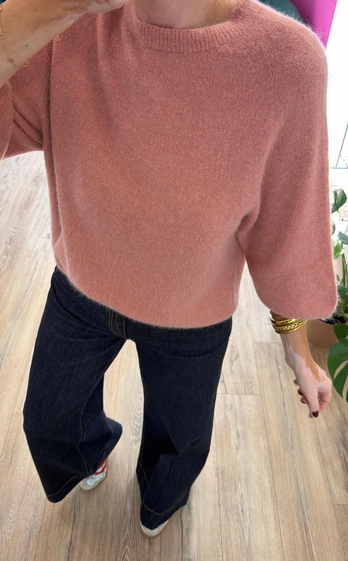Pull AMON Vieux rose