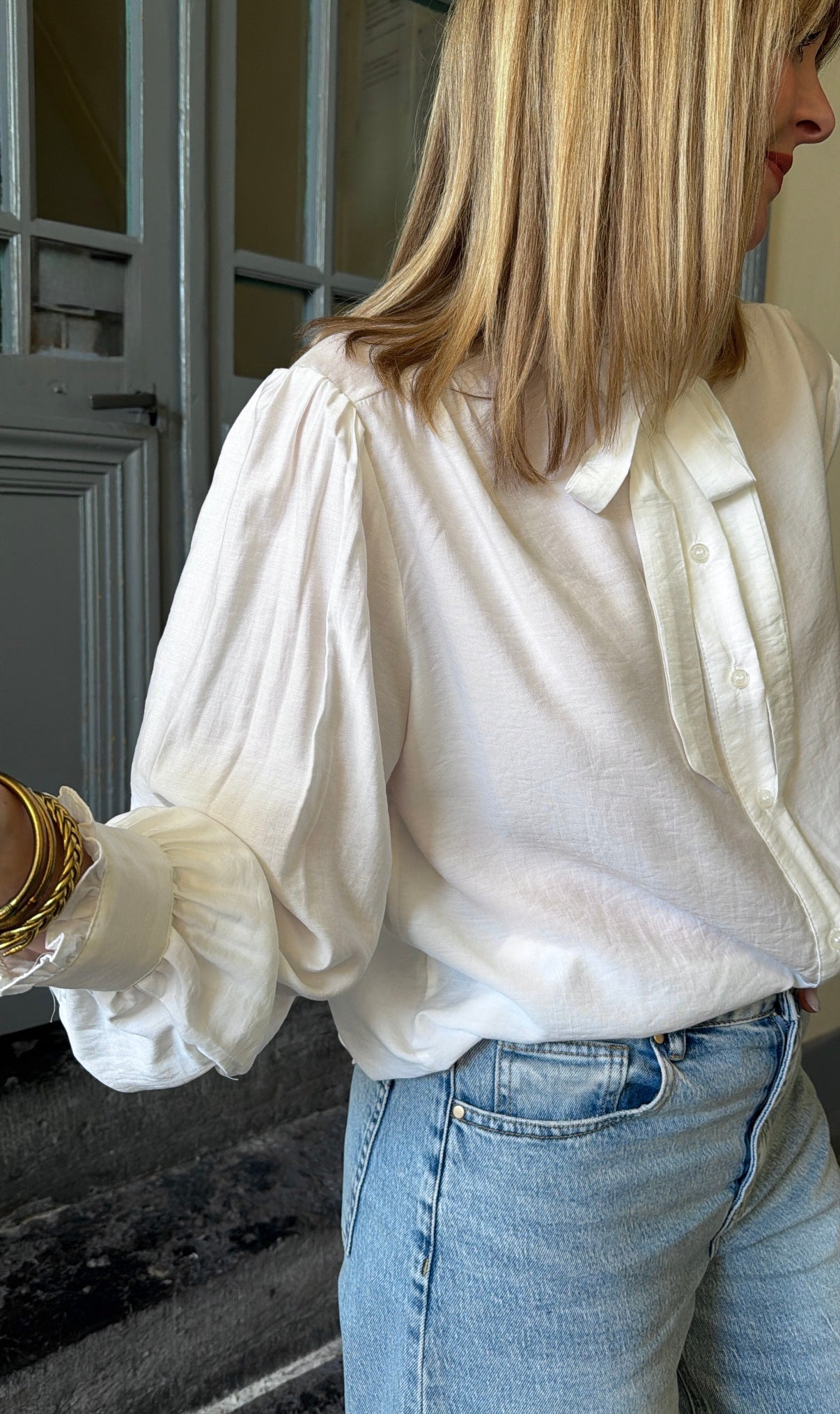 Chemise HELENA Blanc cassé