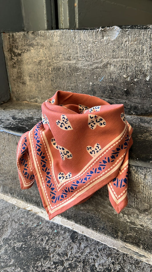 Petit foulard indien BONHEUR DU JOUR Paris