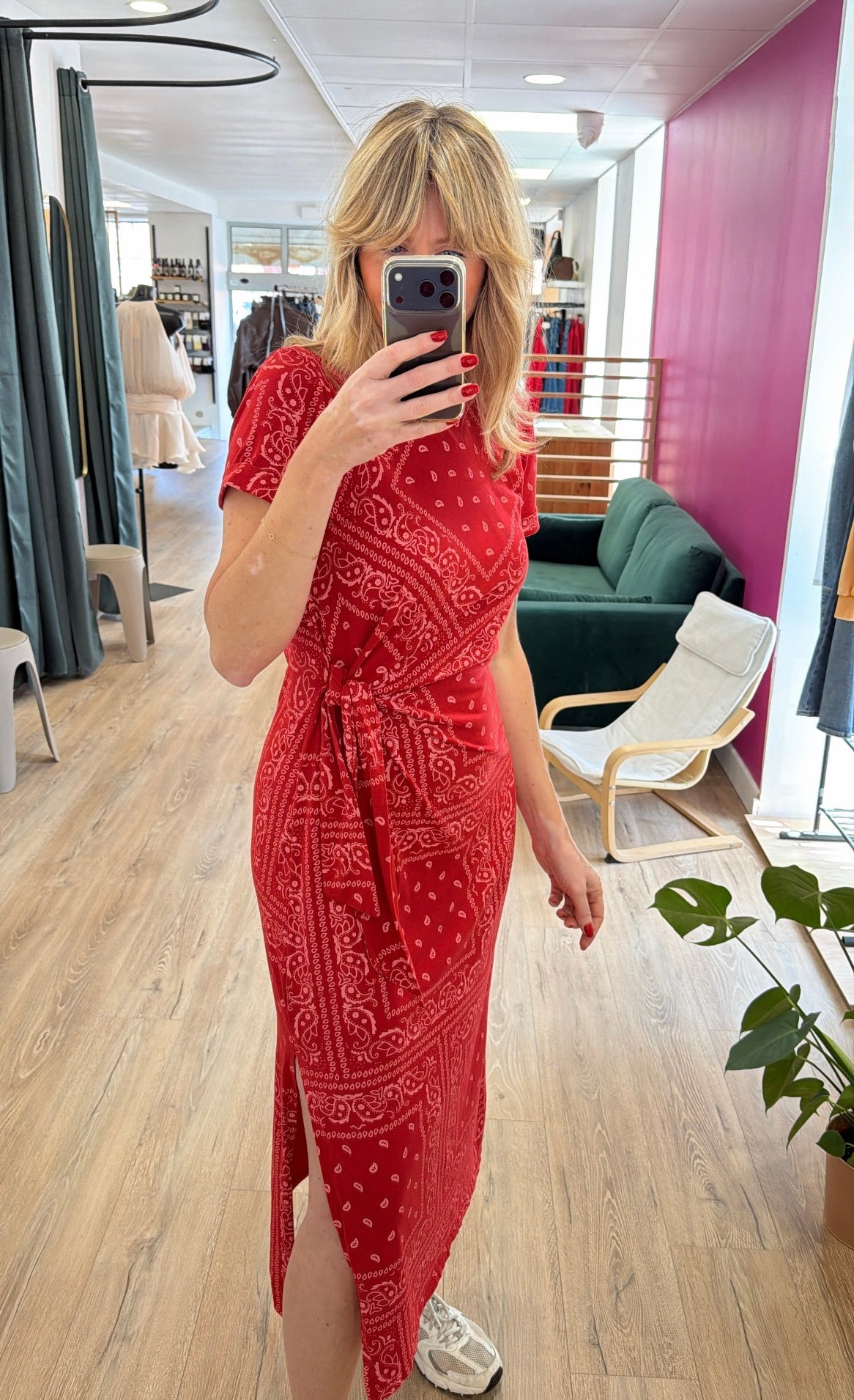 Robe BANDANA Rouge