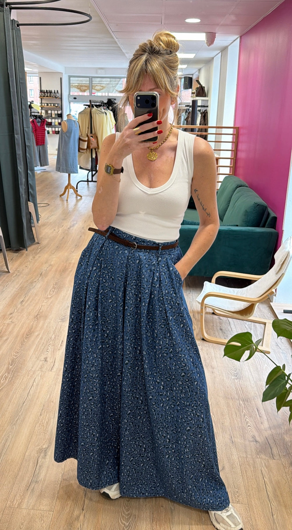 Jupe culotte EMY Léopard