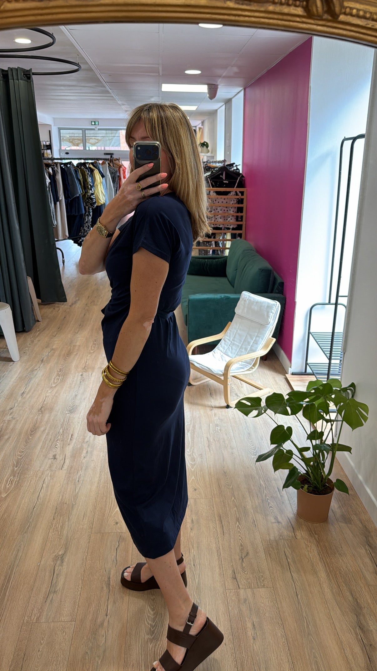 Robe MILENA Bleu Marine
