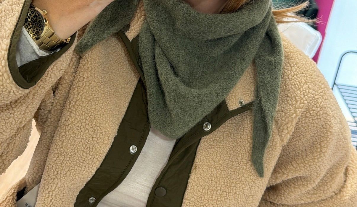 Foulard triangle REMI Kaki