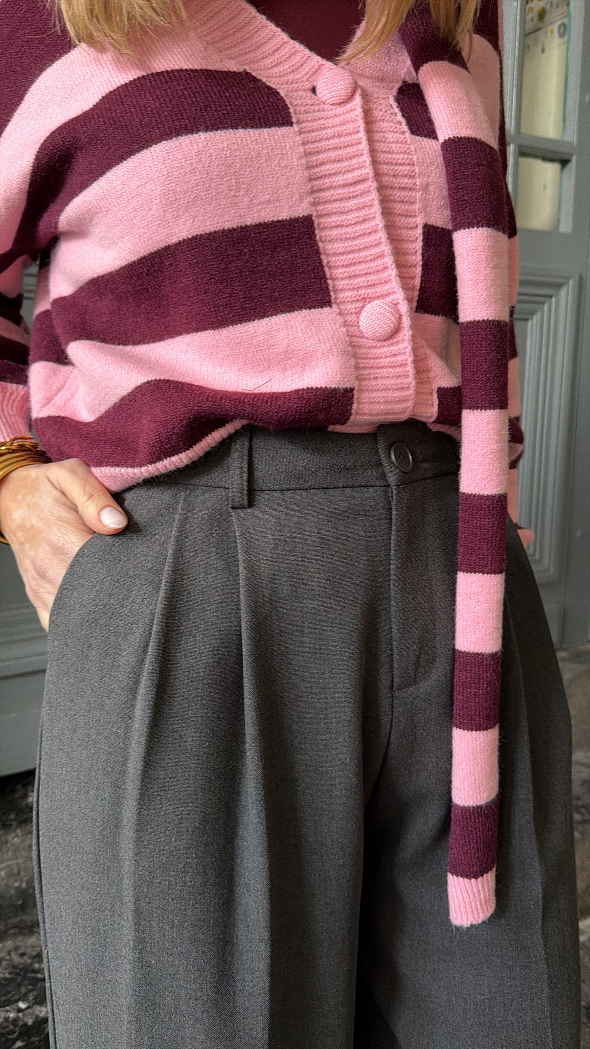 Pantalon MARIELLE Gris