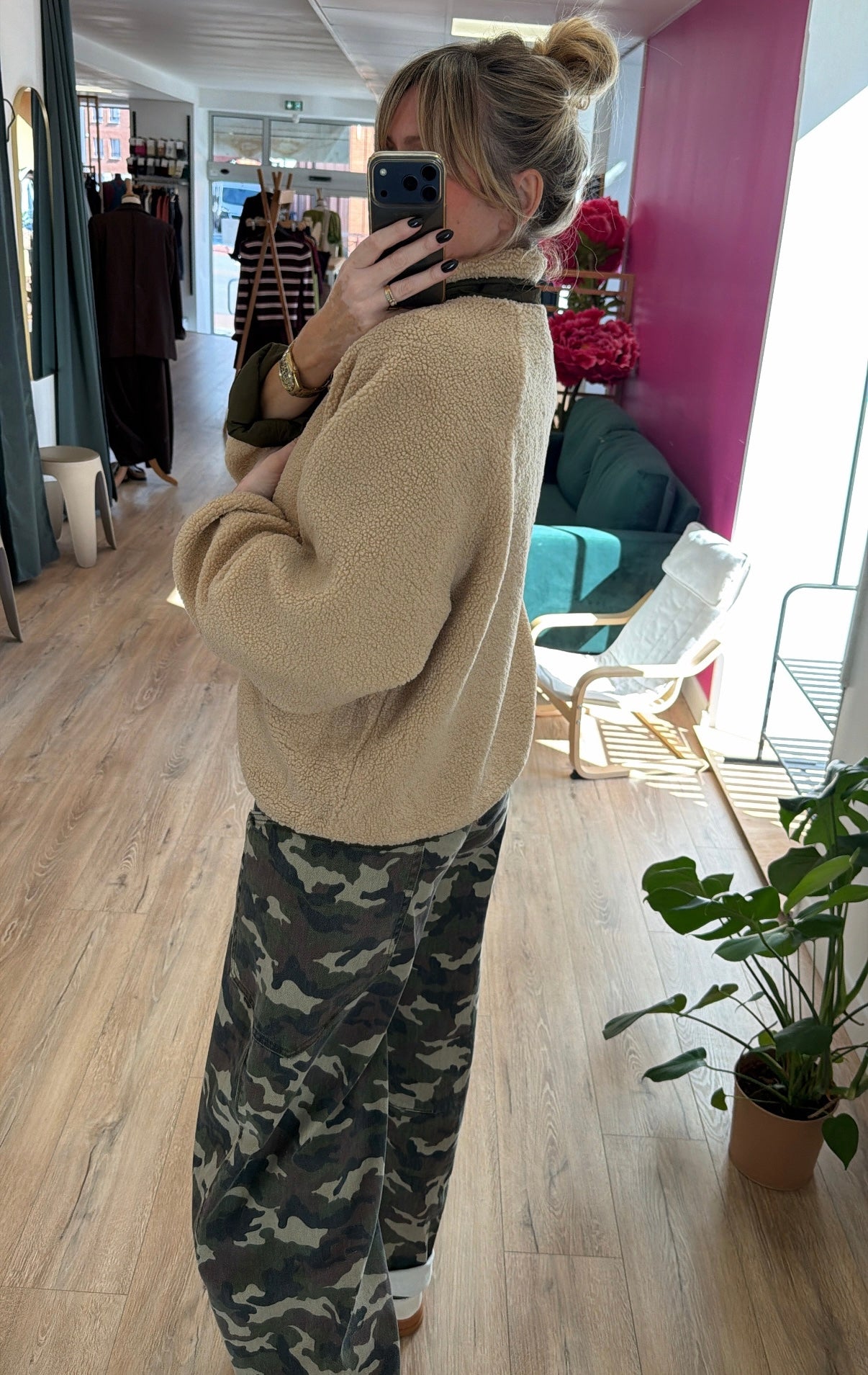 Veste ALIZÉE Kaki/ Beige
