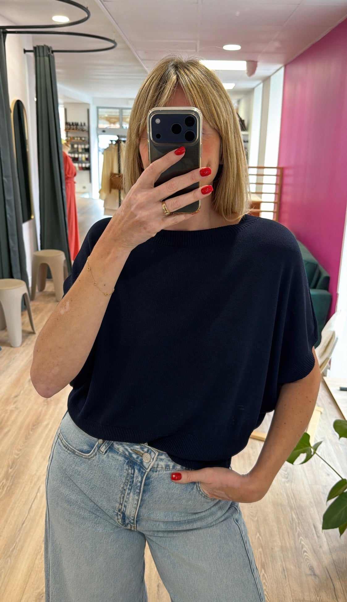 Pull LILOU Bleu marine
