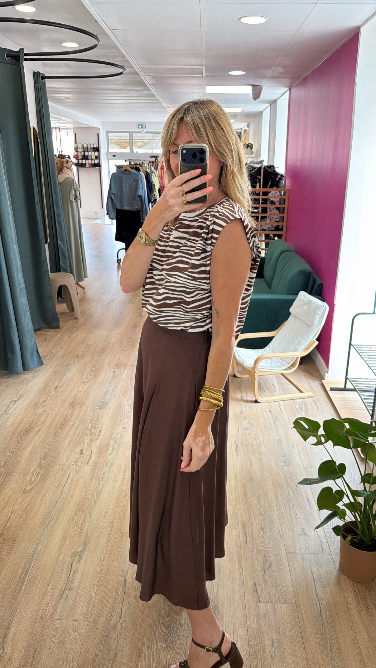 Jupe KARINE Chocolat