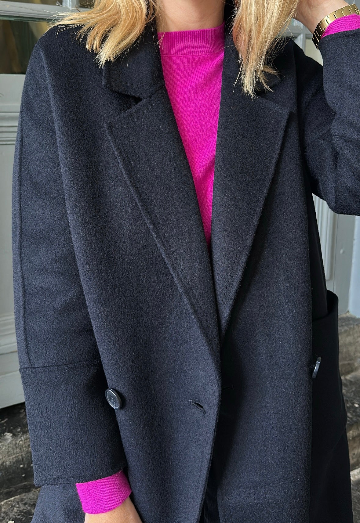 Manteau LEON Bleu marine