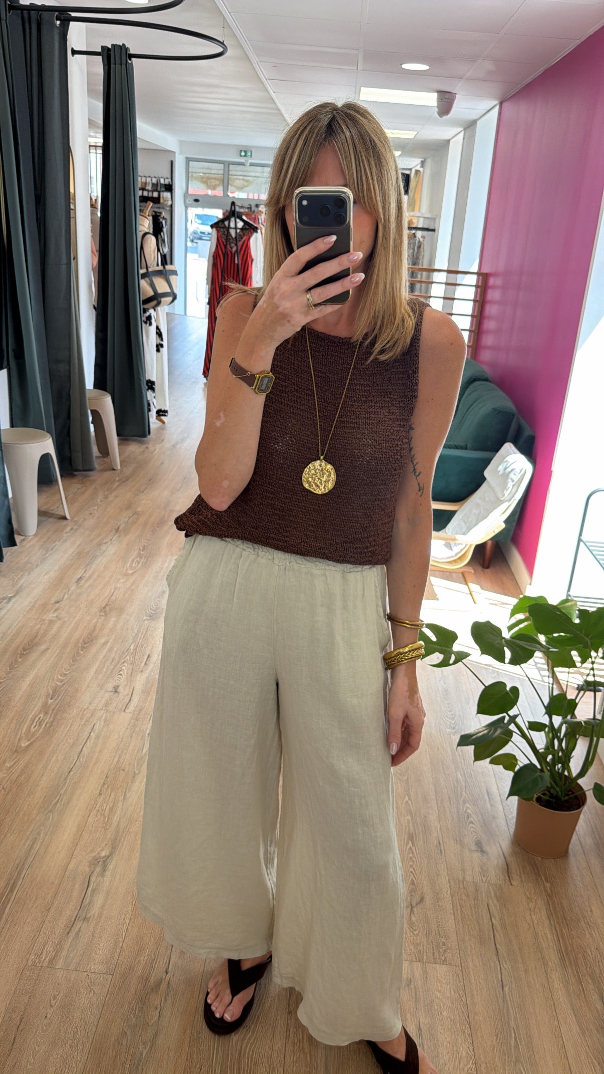 Pantalon LINA Beige