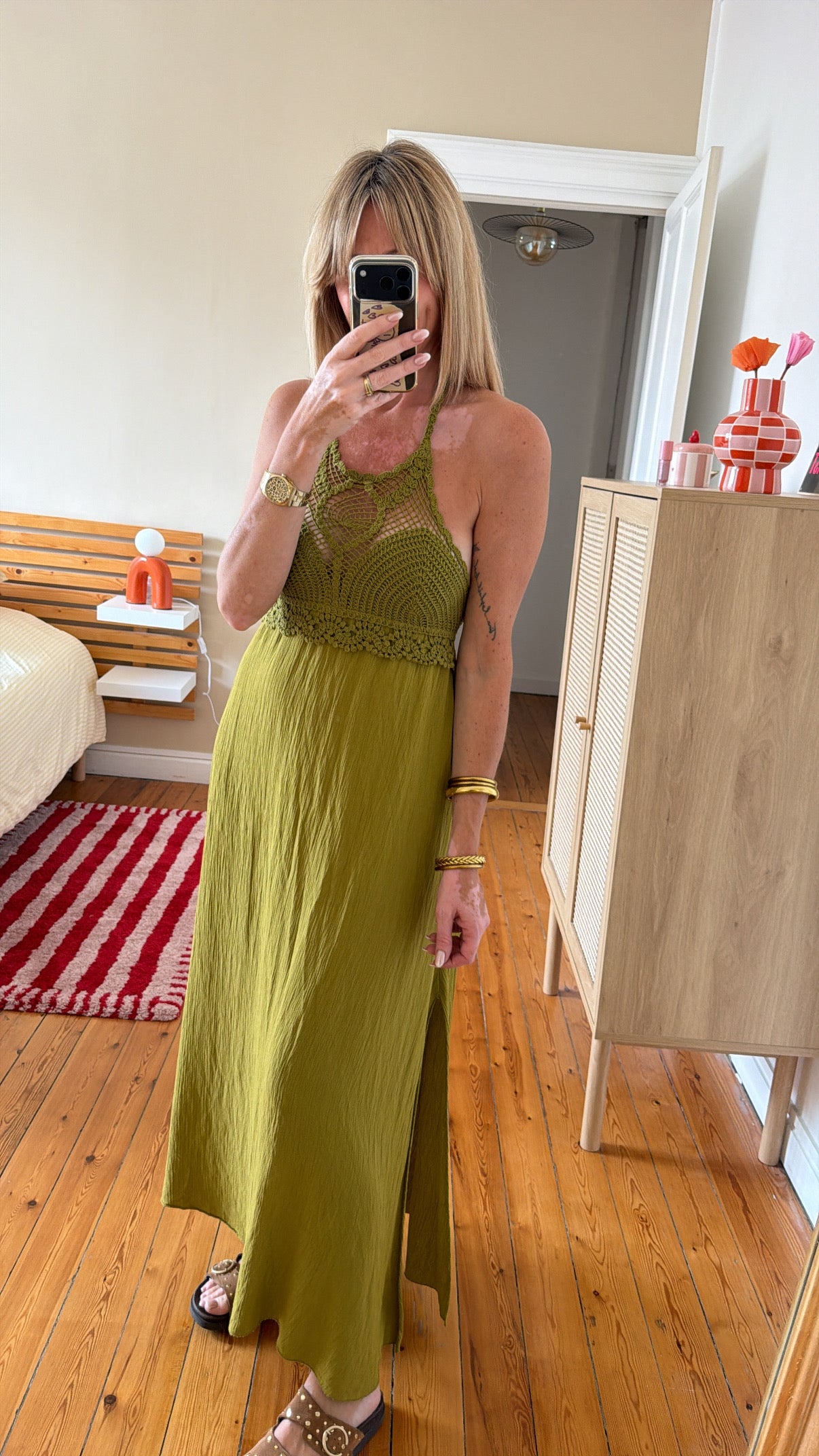 Robe ANAEL Olive