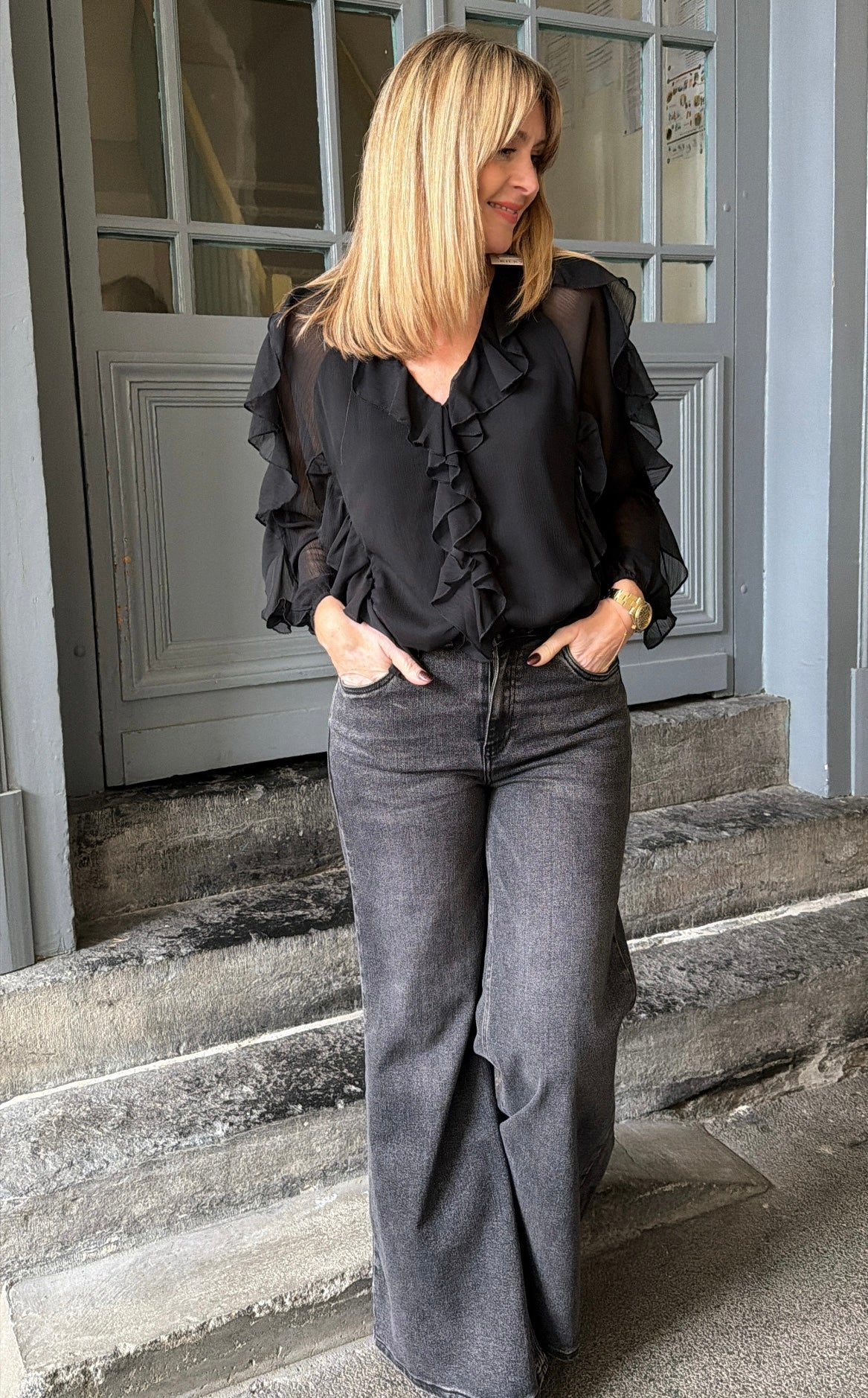 Blouse AMELIA Noire