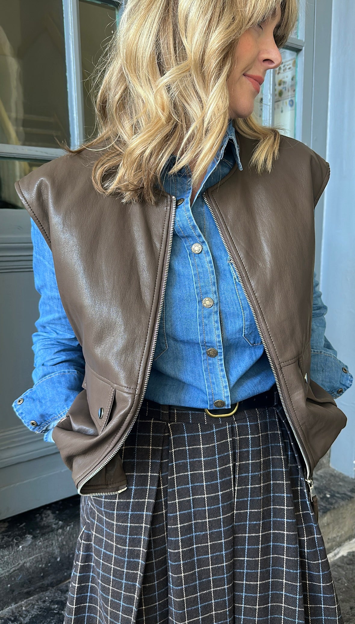 Veste/bomber JAÏA Marron