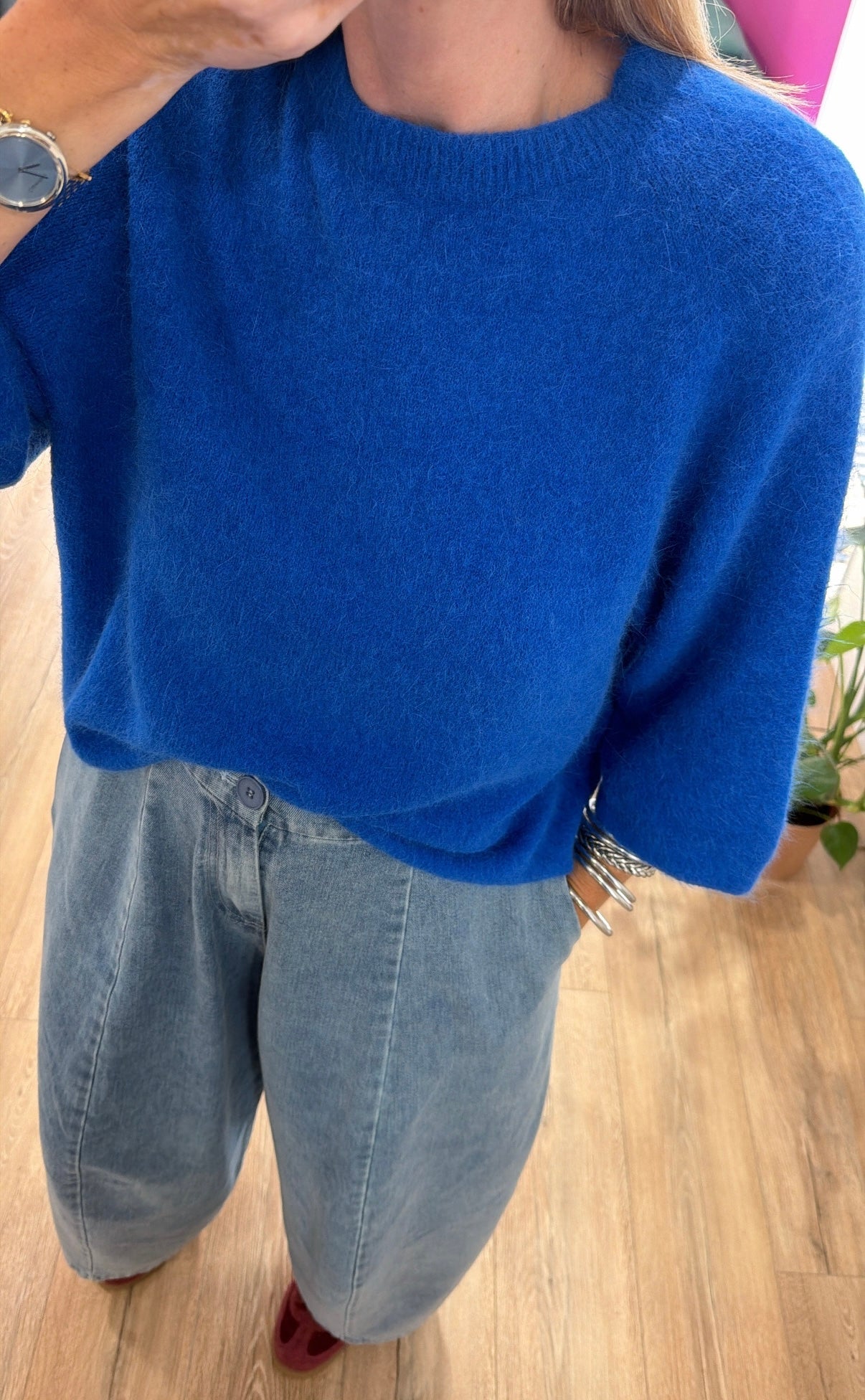 Pull AMON Bleu électrique