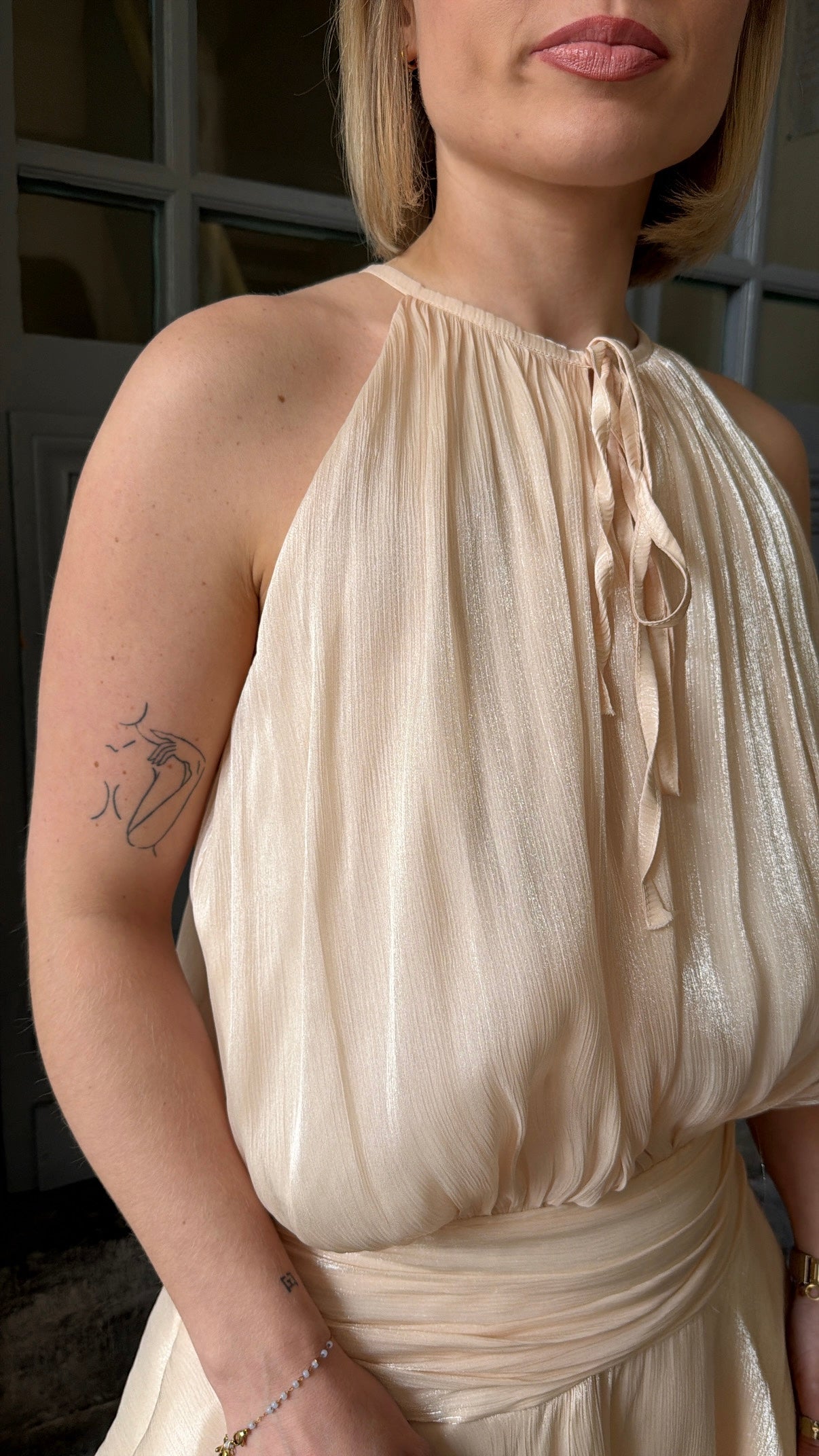 Robe LÉNA Beige rosé