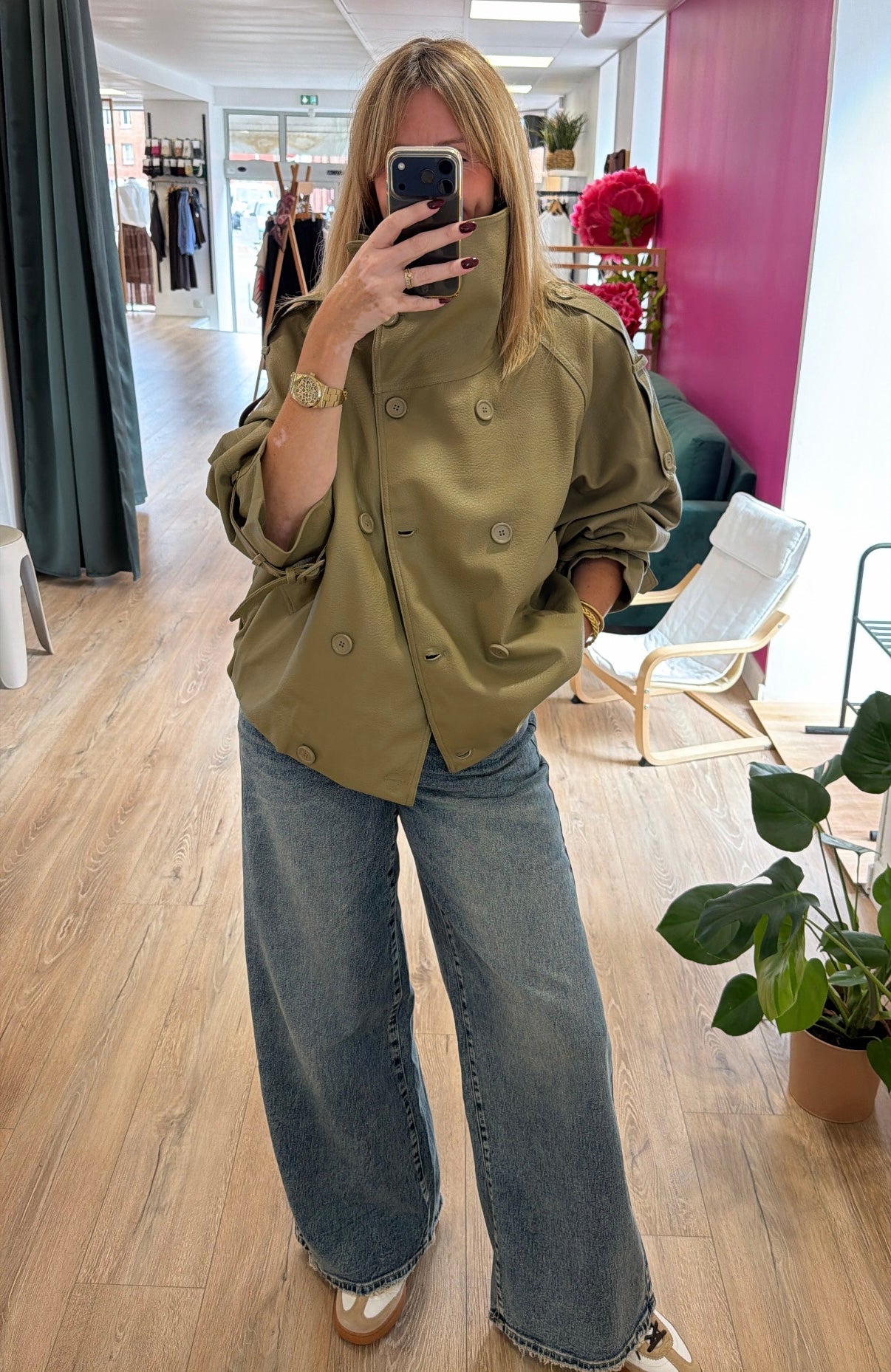 Veste CASTILLE Kaki clair