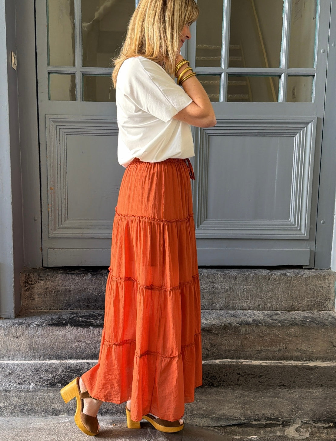 Jupe CHRISTALE Terracota