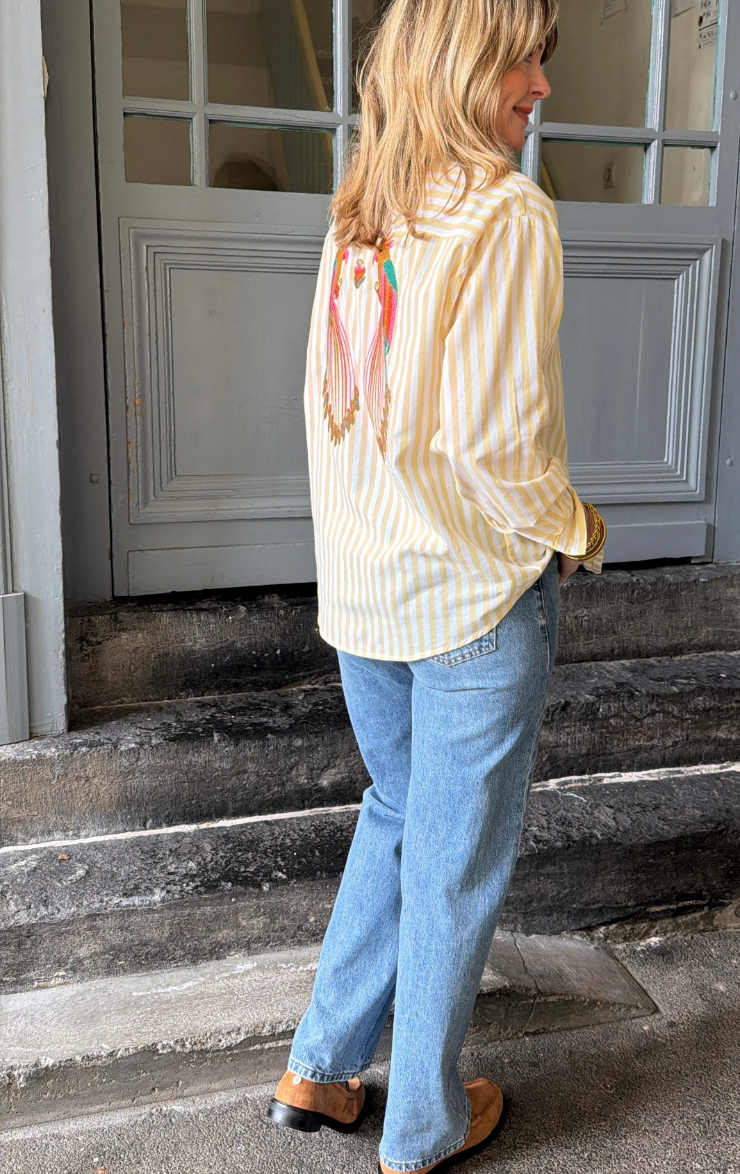 Chemise DORINE jaune