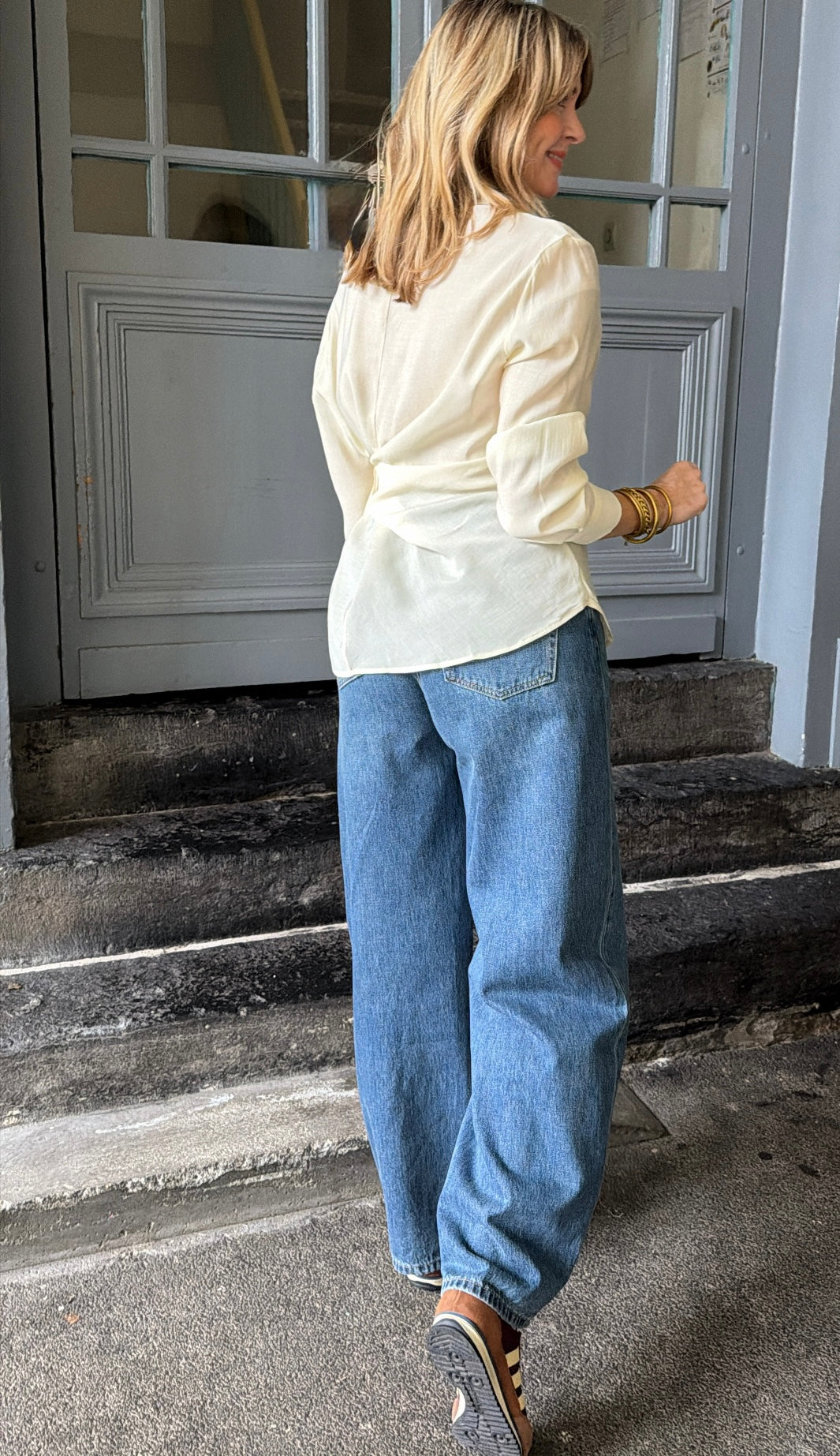 Chemise ZINA jaune beurre