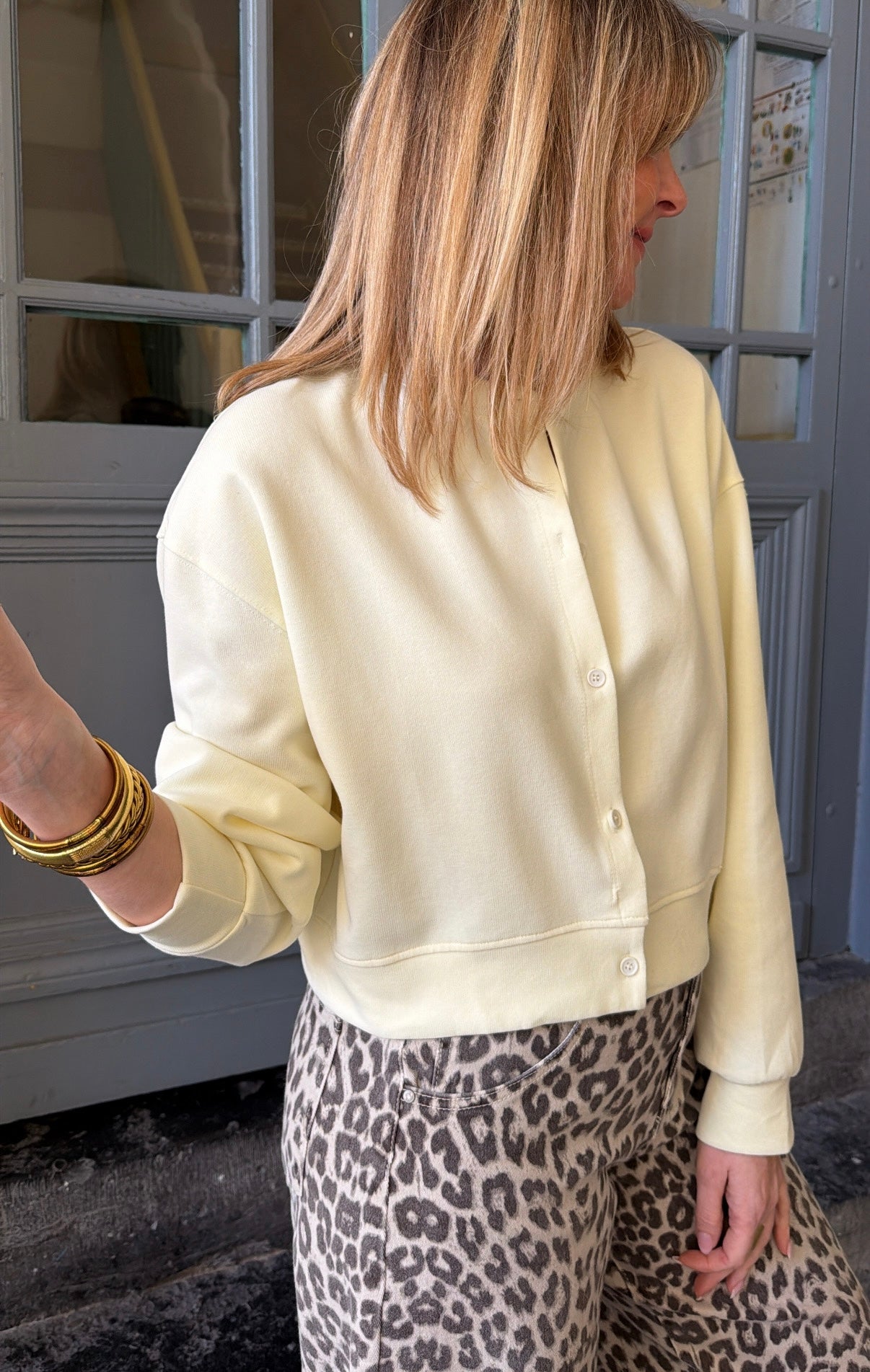 Gilet PALOMA Jaune beurre