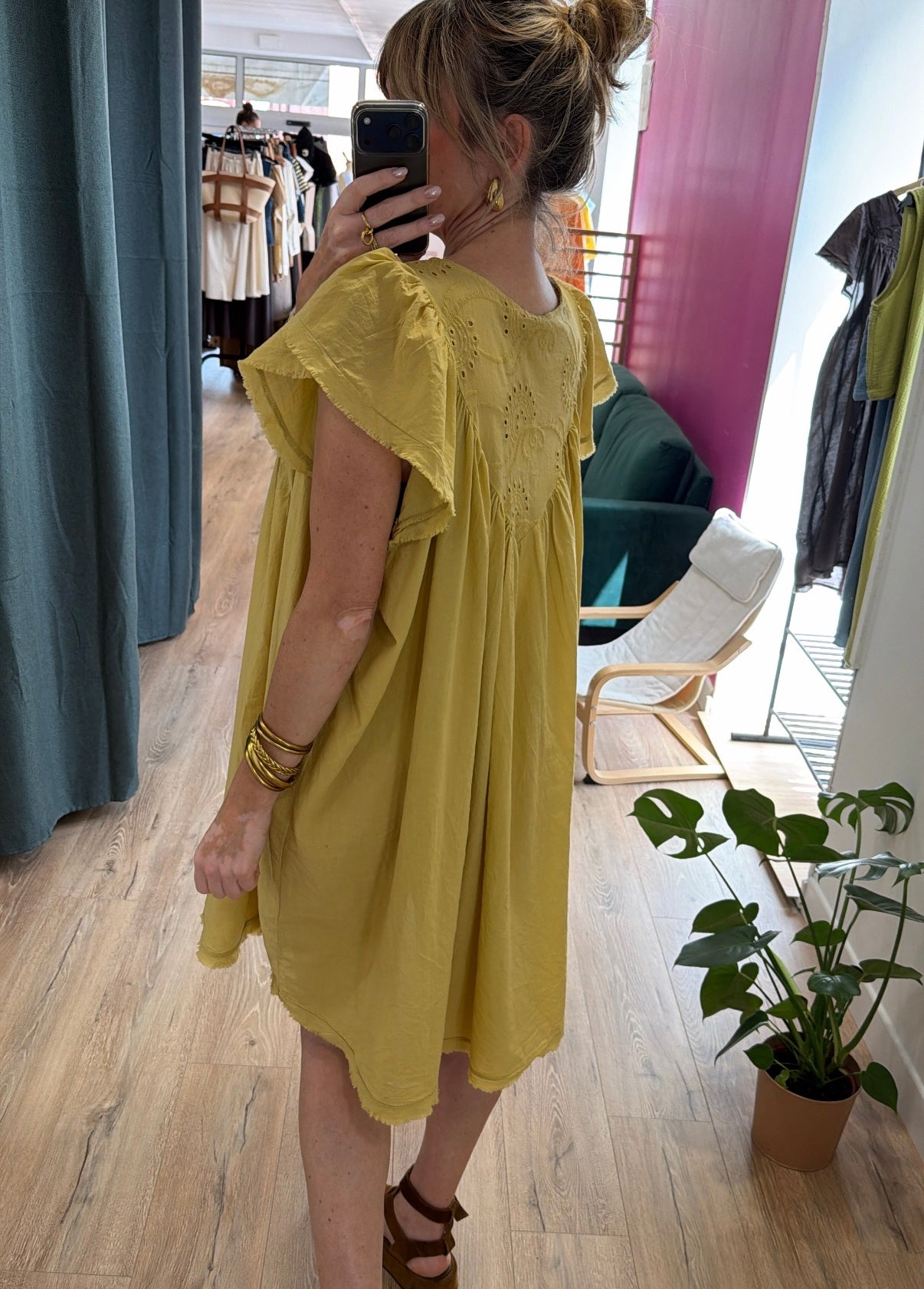 Robe MONISE Jaune