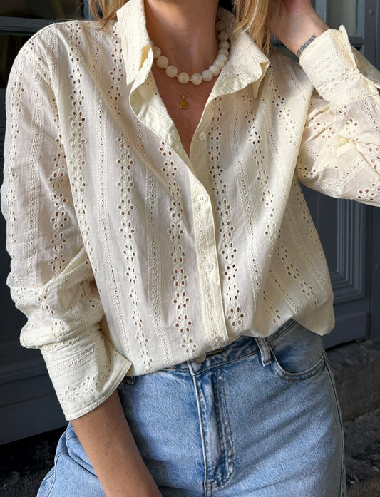 Chemise JACQUELINE Beige