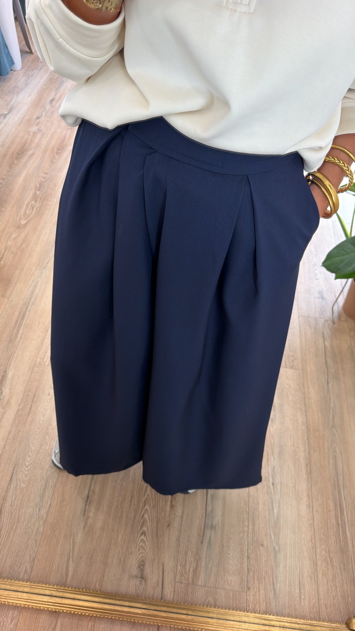 Pantalon LUCAS Bleu marine