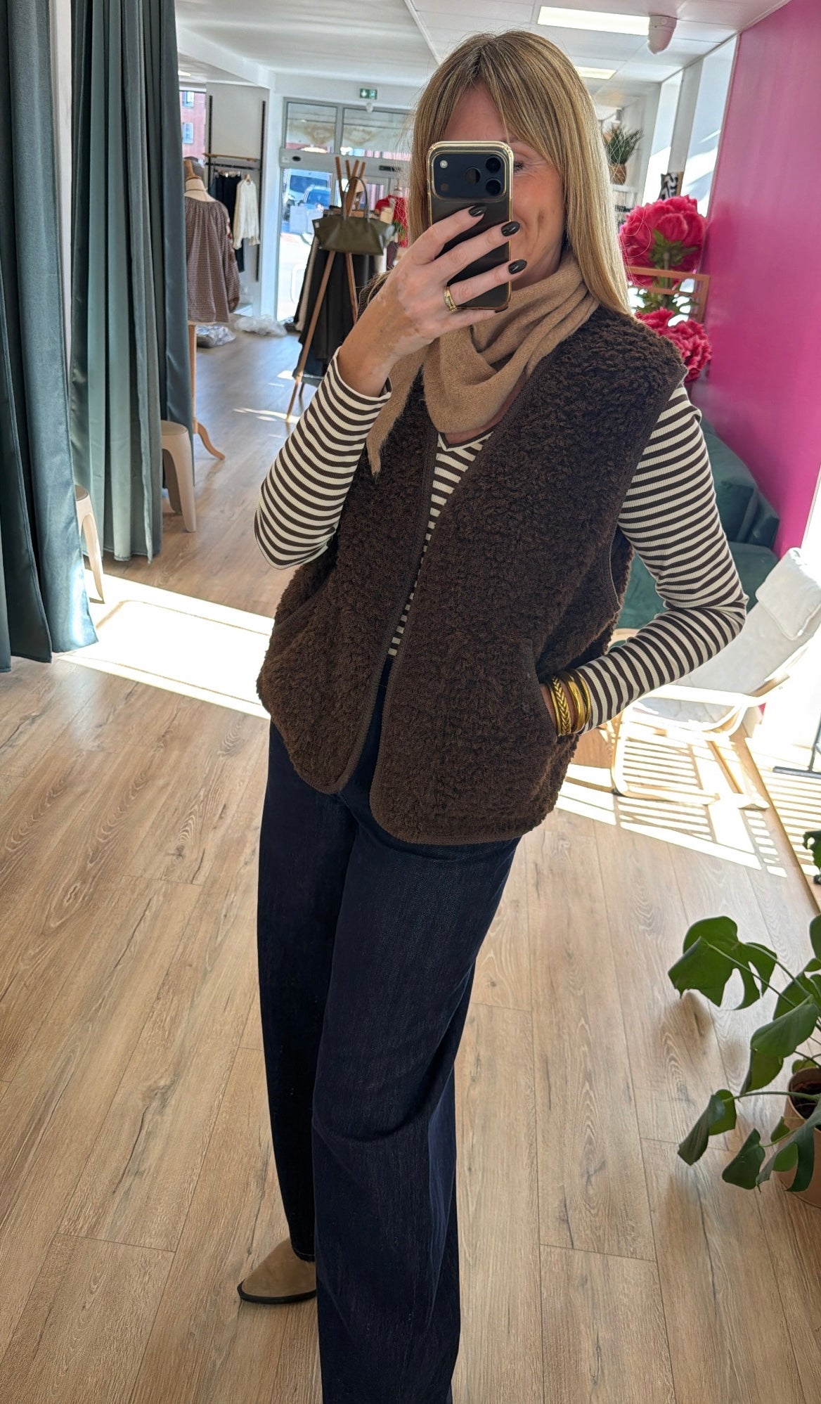 Foulard triangle REMI Camel