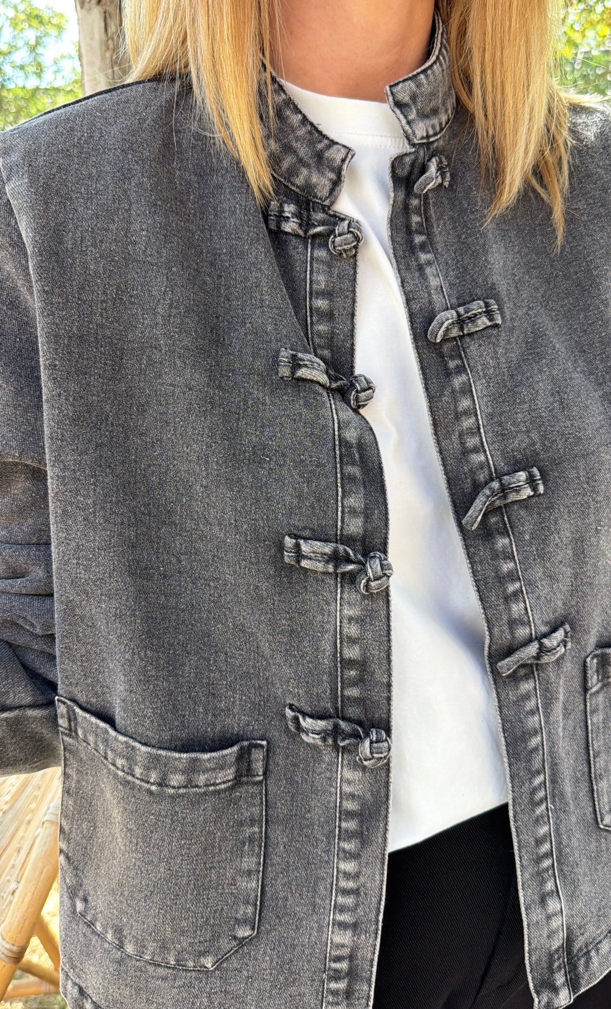 Veste TOKYO Gris délavé