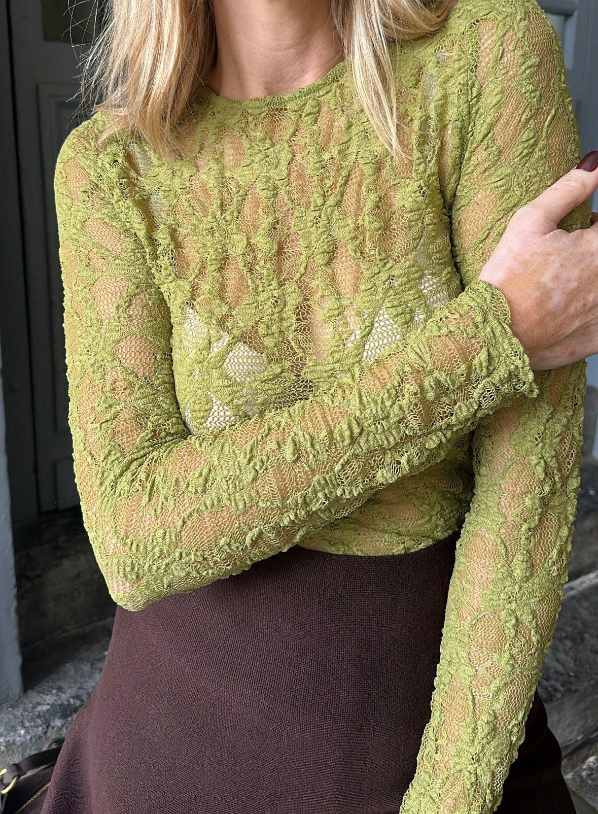 Top LÉNA Vert Pistache