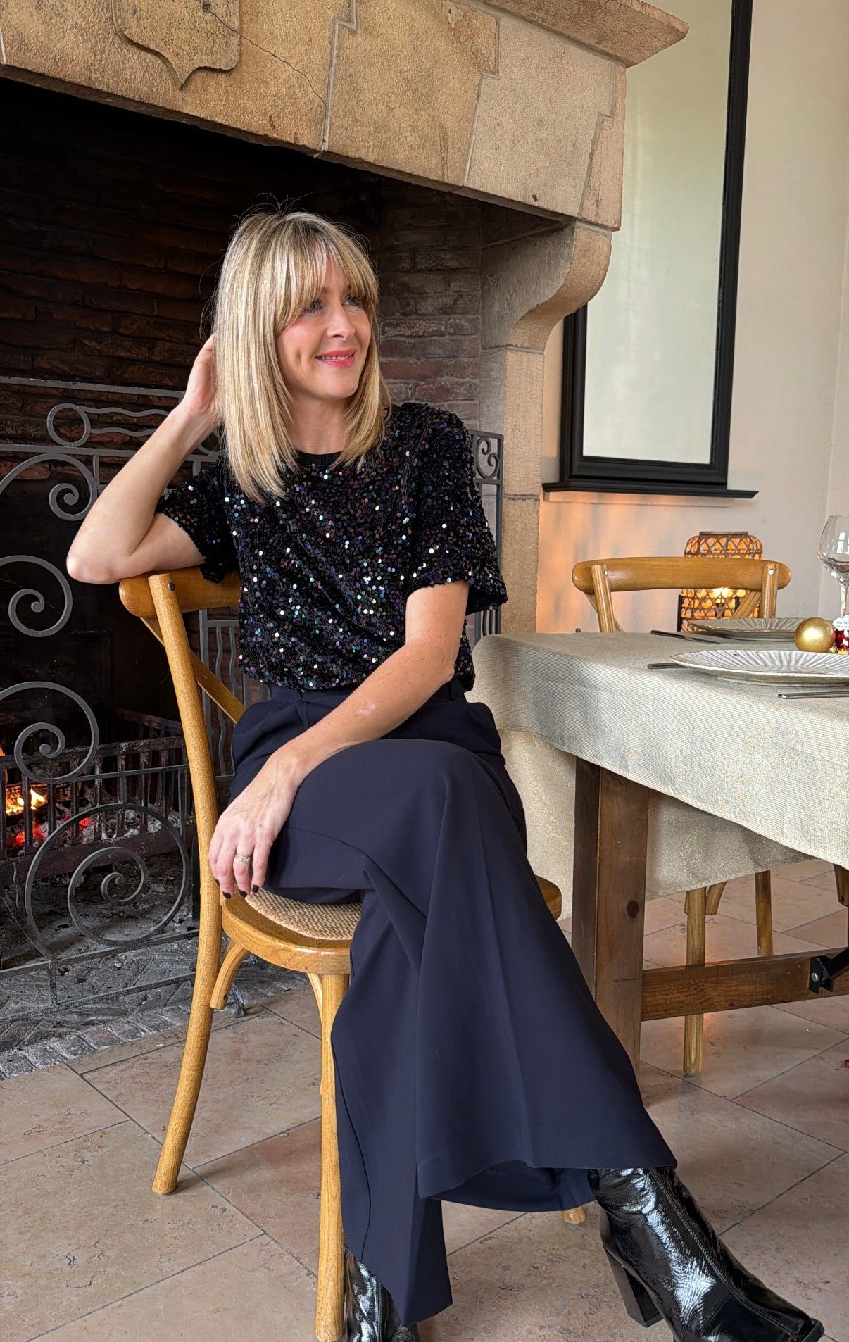 Pantalon SACHA bleu marine