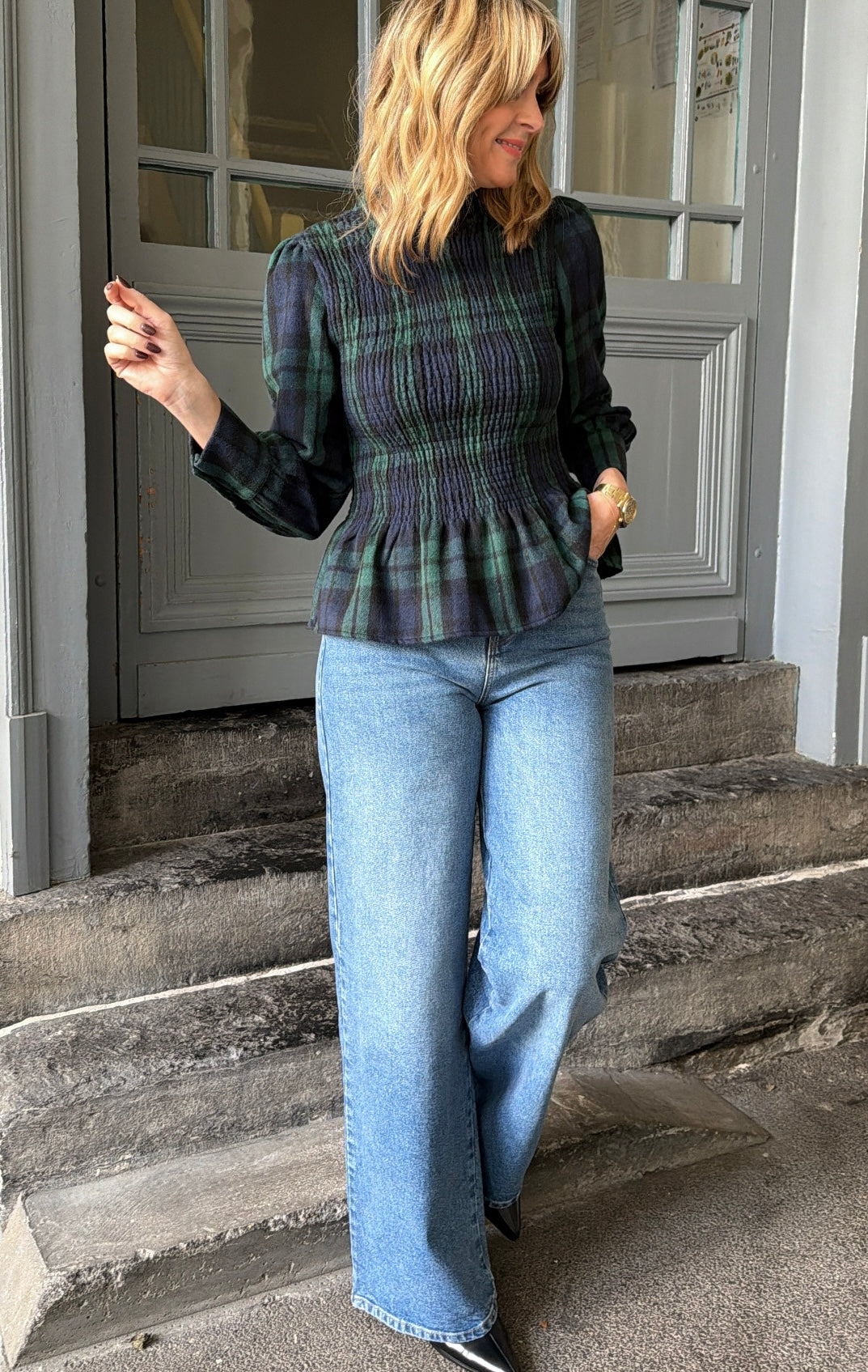 Top tartan NOÉMIE